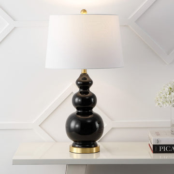 Bowen 27.5" Ceramic LED Table Lamp - JONATHAN Y